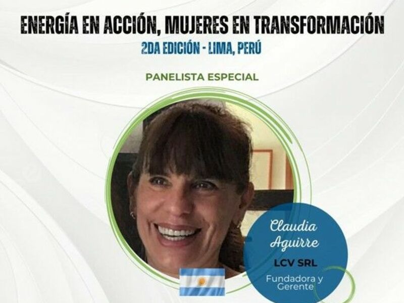 Claudia Aguirre, socia fundadora de GRUPO LCV, invitada especial de AAPG LACR Women's Network