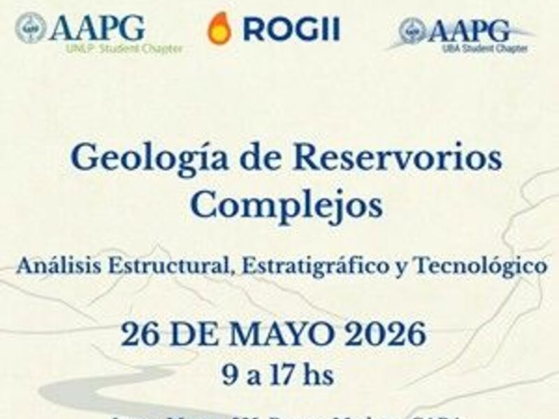 Juan Cresta, de GRUPO LCV, en el simposio "Geología de Reservorios Complejos"
